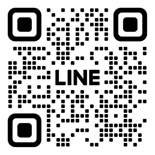 ハナブサ総建公式LINEQRコード_黒